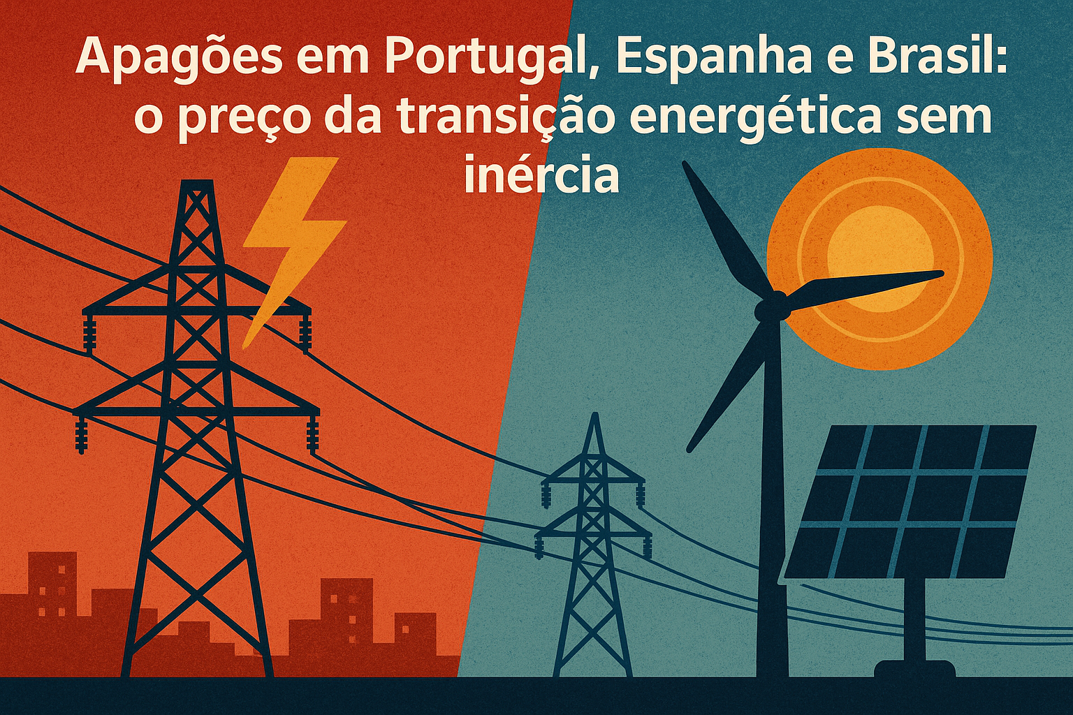 No momento, você está visualizando Apagões em Portugal, Espanha e Brasil: o preço da transição energética sem inércia